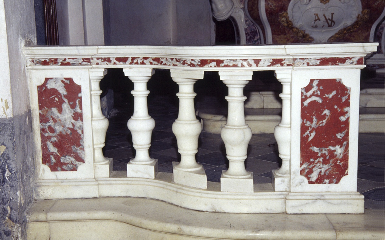 balaustrata, serie - bottega ligure (secondo quarto sec. XVIII)