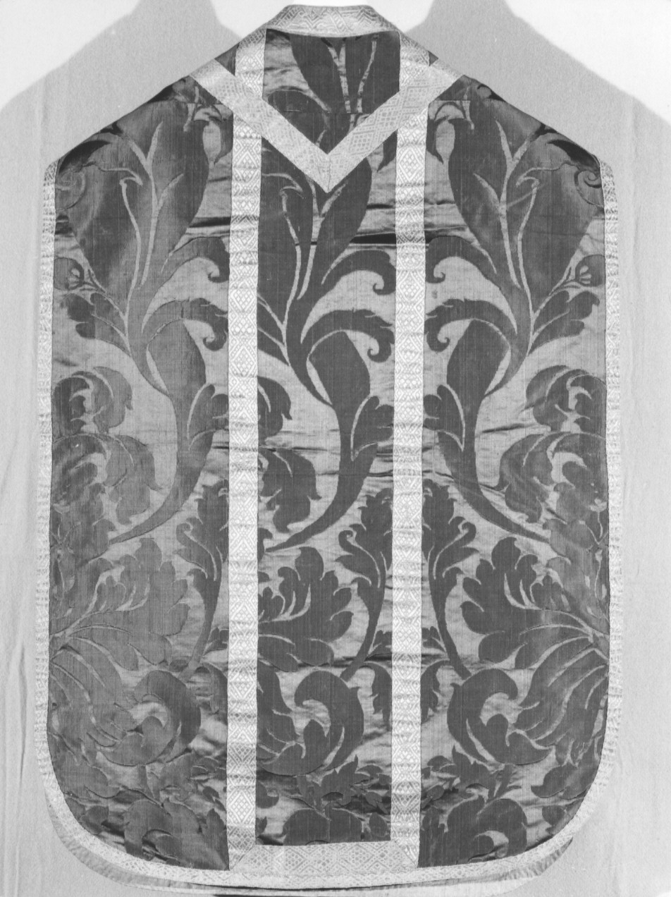 paramento liturgico, insieme - manifattura ligure (fine sec. XVII)