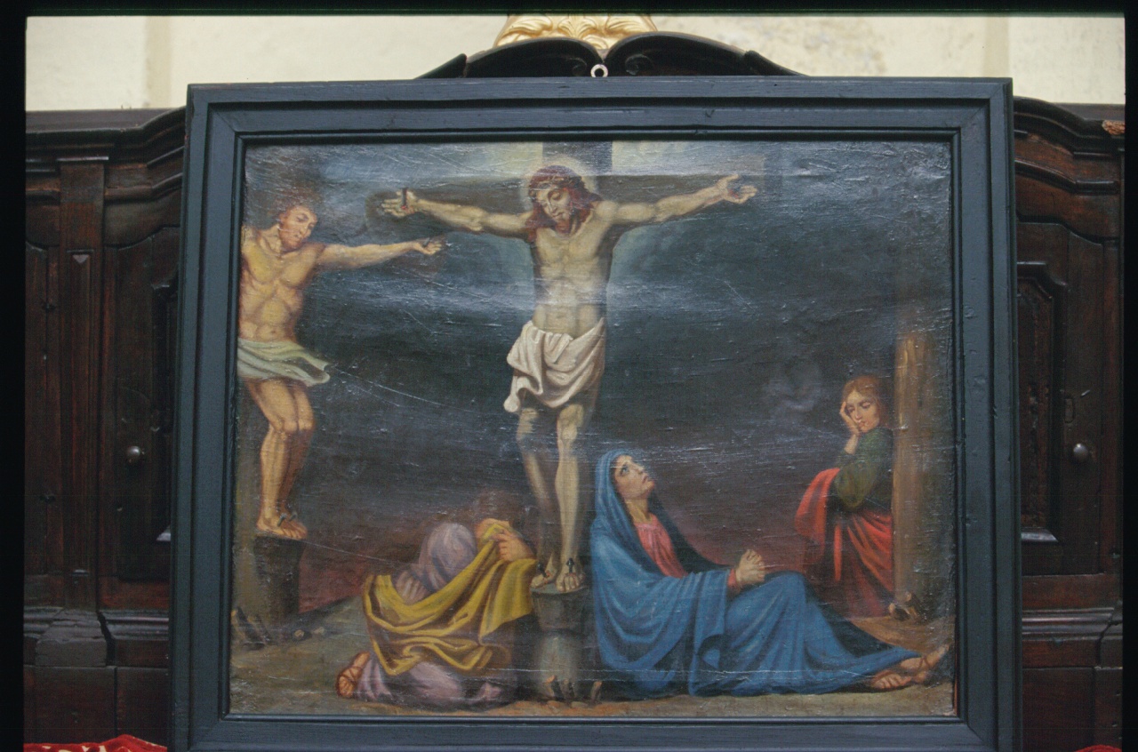 Cristo morto (Via Crucis, ciclo) - ambito ligure (prima metà sec. XIX)