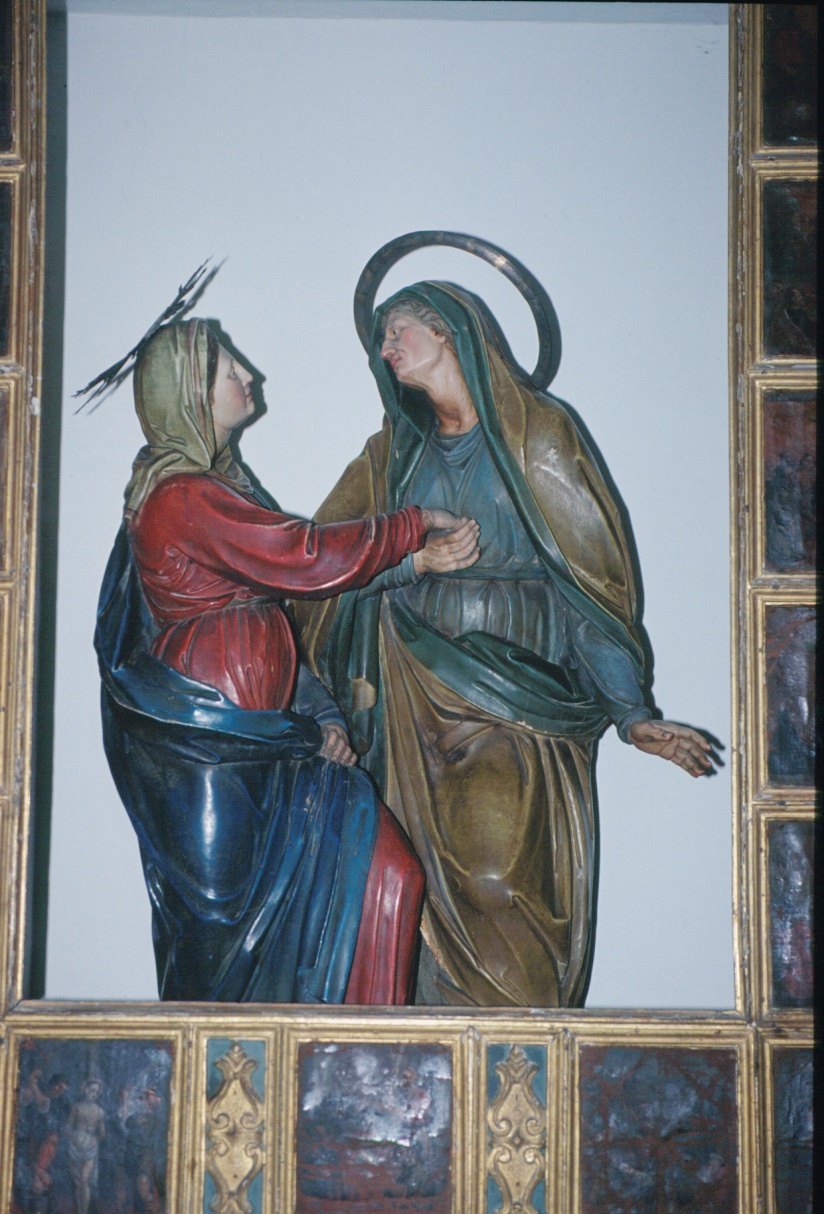 Visitazione (statua processionale, opera isolata) - ambito genovese (fine sec. XVIII)