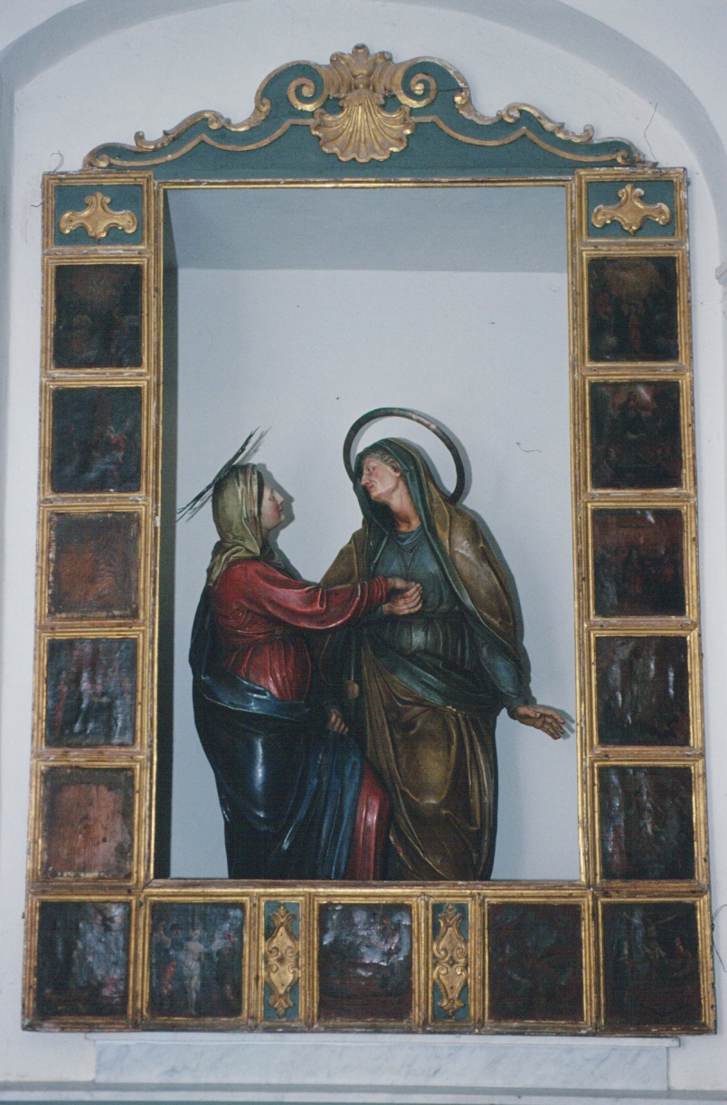 Misteri del rosario (cornice, opera isolata) - ambito ligure (prima metà sec. XVII)