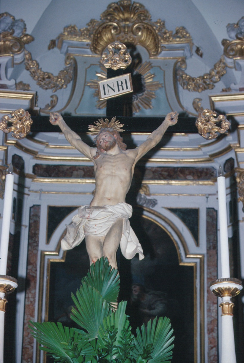 Cristo crocifisso (crocifisso, opera isolata) - ambito ligure (metà sec. XVIII)