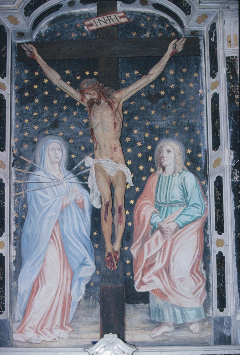 Cristo crocifisso (crocifisso, opera isolata) - ambito ligure (prima metà sec. XVIII)