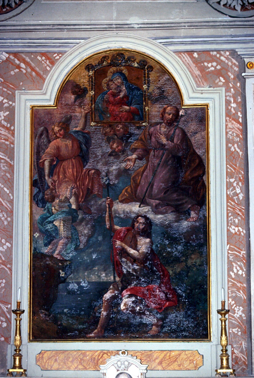 Madonna con Bambino e Santi (pala d'altare, opera isolata) - ambito ligure (seconda metà sec. XVIII)