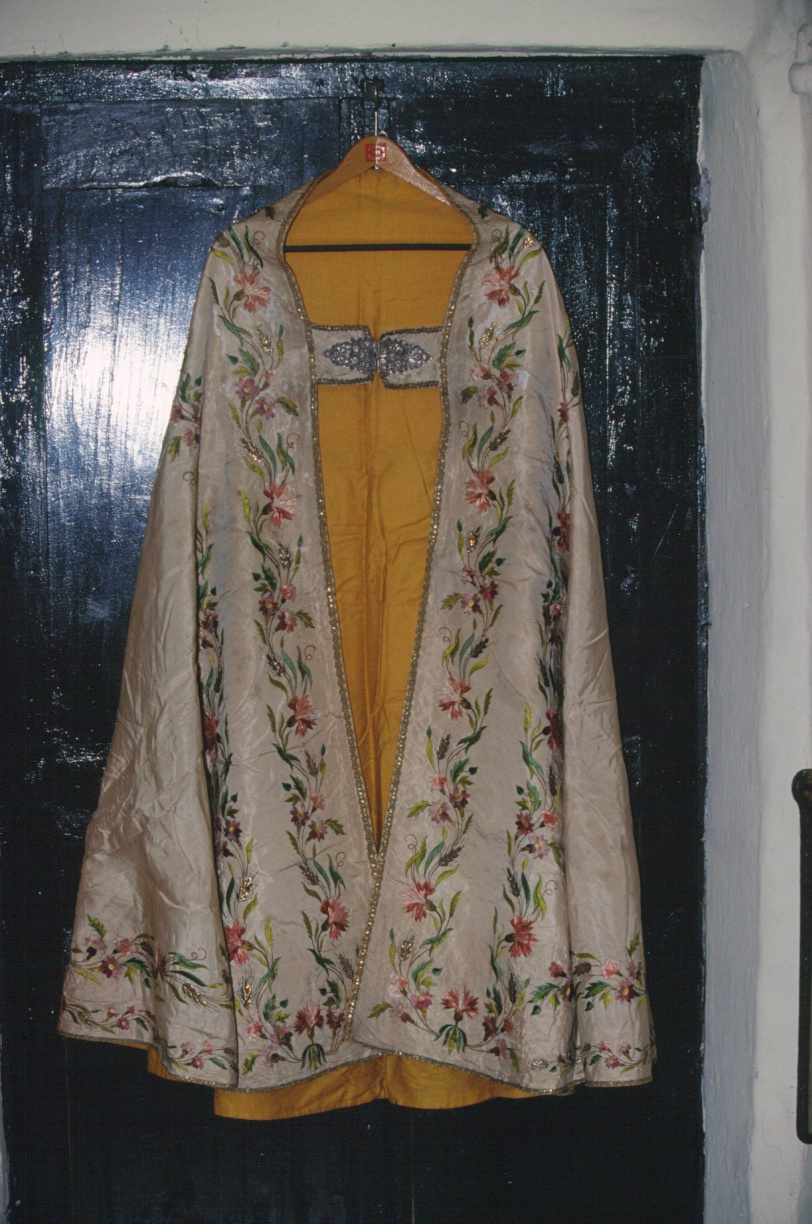 piviale, opera isolata - ambito ligure (fine/inizio secc. XVIII/ XIX)