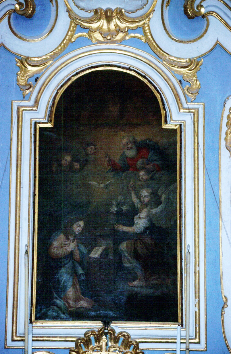 Annunciazione (dipinto, opera isolata) - ambito ligure (seconda metà sec. XVIII)