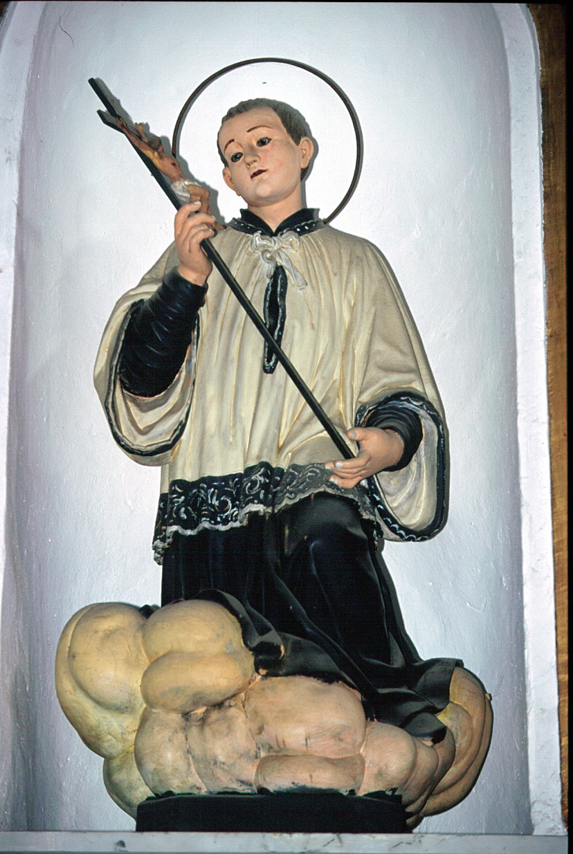 San Luigi Gonzaga (statua, opera isolata) - ambito ligure (fine/inizio secc. XVIII/ XIX)