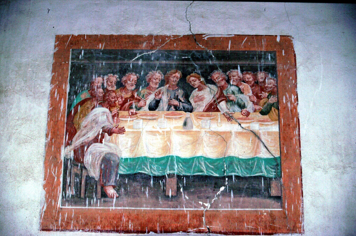 Ultima cena (dipinto, opera isolata) - ambito ligure (prima metà sec. XVIII)