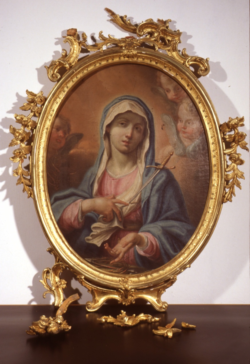 Madonna Addolorata (dipinto, opera isolata) di Ratti Giovanni Agostino (terzo quarto sec. XVIII)