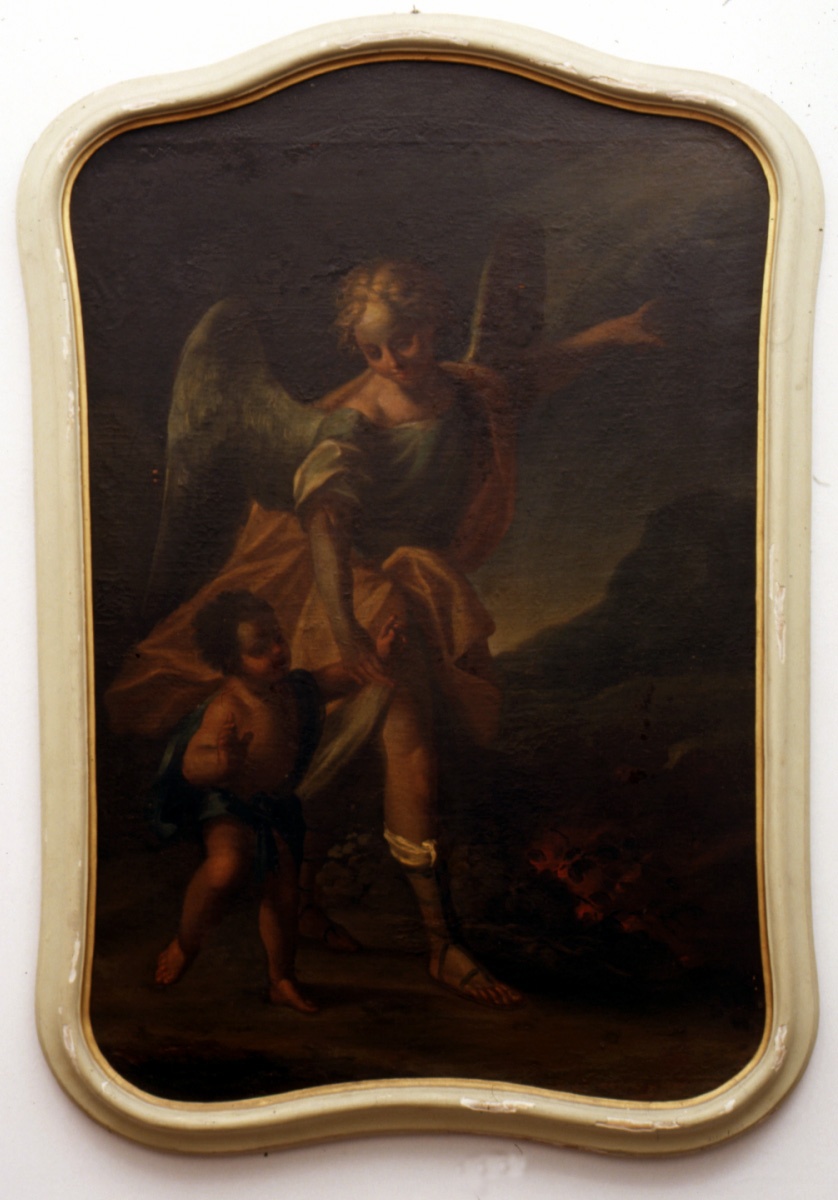 ANGELO CUSTODE (dipinto, opera isolata) - ambito ligure (seconda metà sec. XVIII)