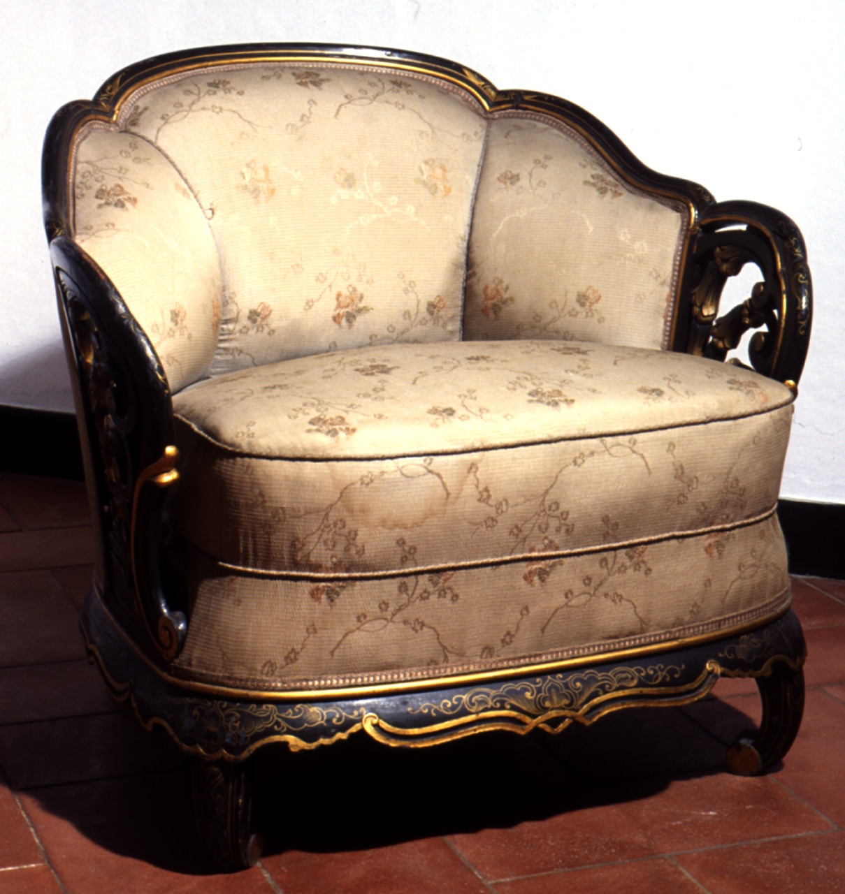 poltroncina, serie - ambito ligure (seconda metà sec. XIX)