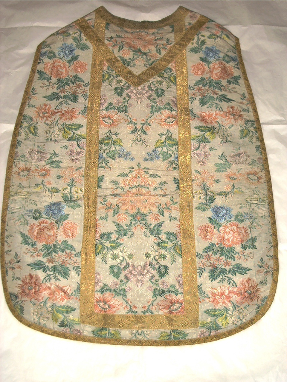 paramento liturgico, elemento d'insieme - manifattura genovese (?) (fine/inizio secc. XVIII/ XIX)