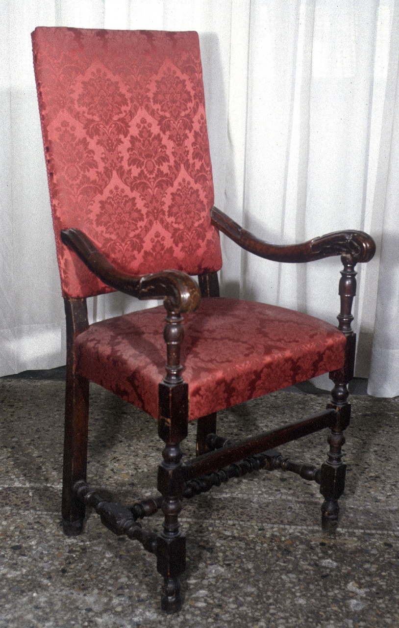 poltrona, serie - ambito ligure (ultimo quarto sec. XIX)