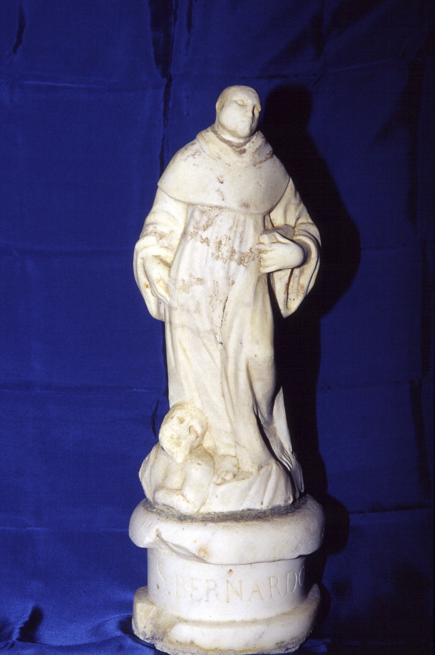 SAN BERNARDO (statuetta, opera isolata) - ambito ligure (seconda metà sec. XVIII)