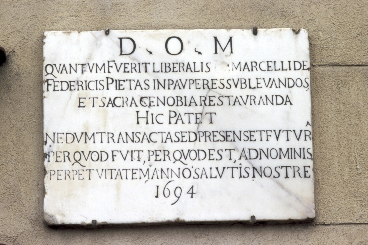 lapide, opera isolata - bottega ligure (ultimo quarto sec. XVII)