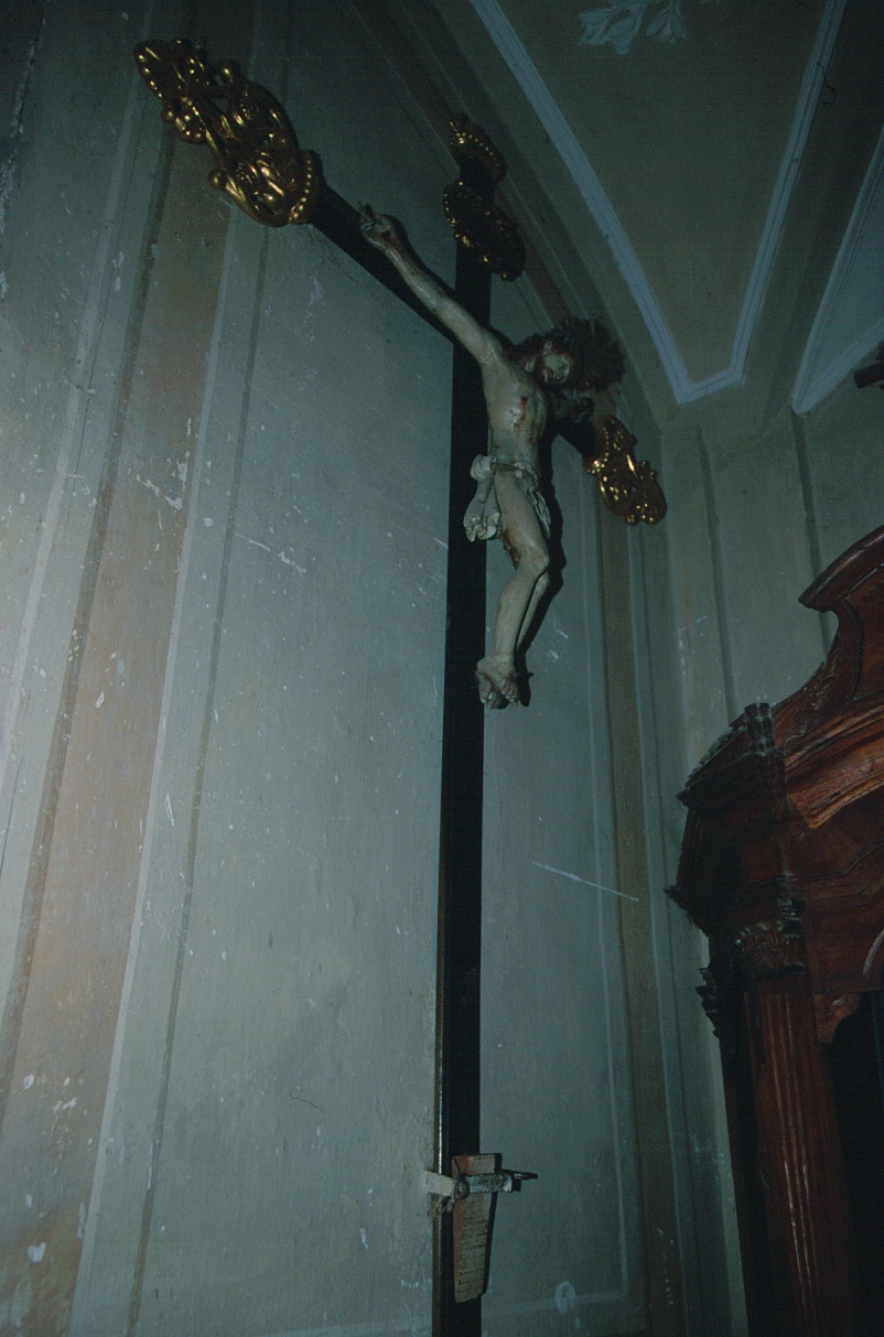 Cristo crocifisso (crocifisso, opera isolata) - ambito ligure (metà sec. XVIII)