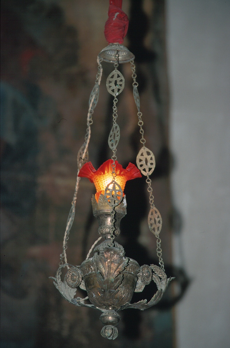 lampada pensile, serie - PRODUZIONE LIGURE (prima metà sec. XIX)