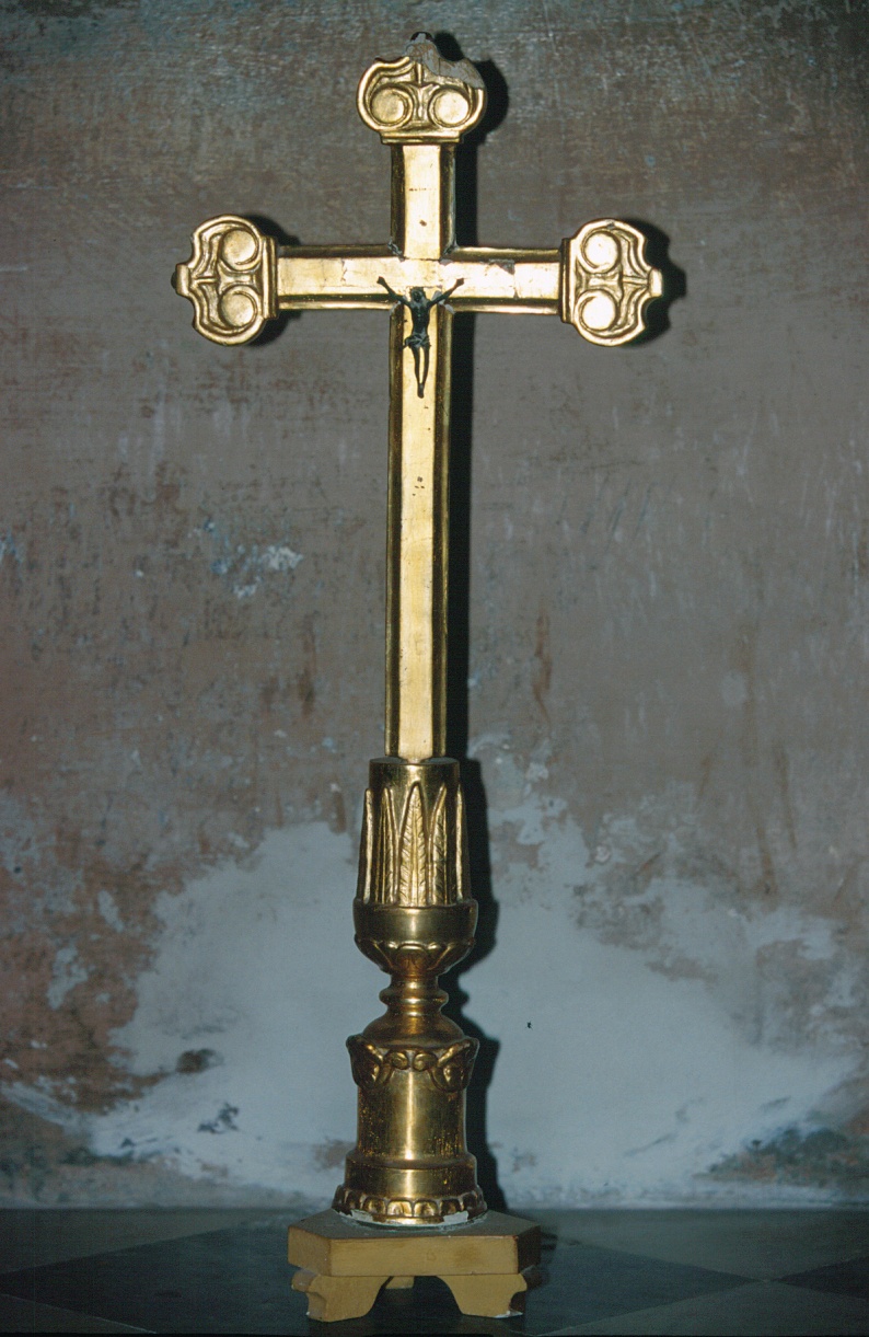 croce d'altare, opera isolata - PRODUZIONE LIGURE (metà sec. XIX)