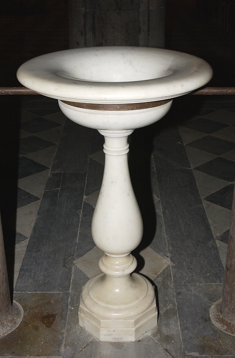 acquasantiera, opera isolata - PRODUZIONE LIGURE (inizio sec. XX)