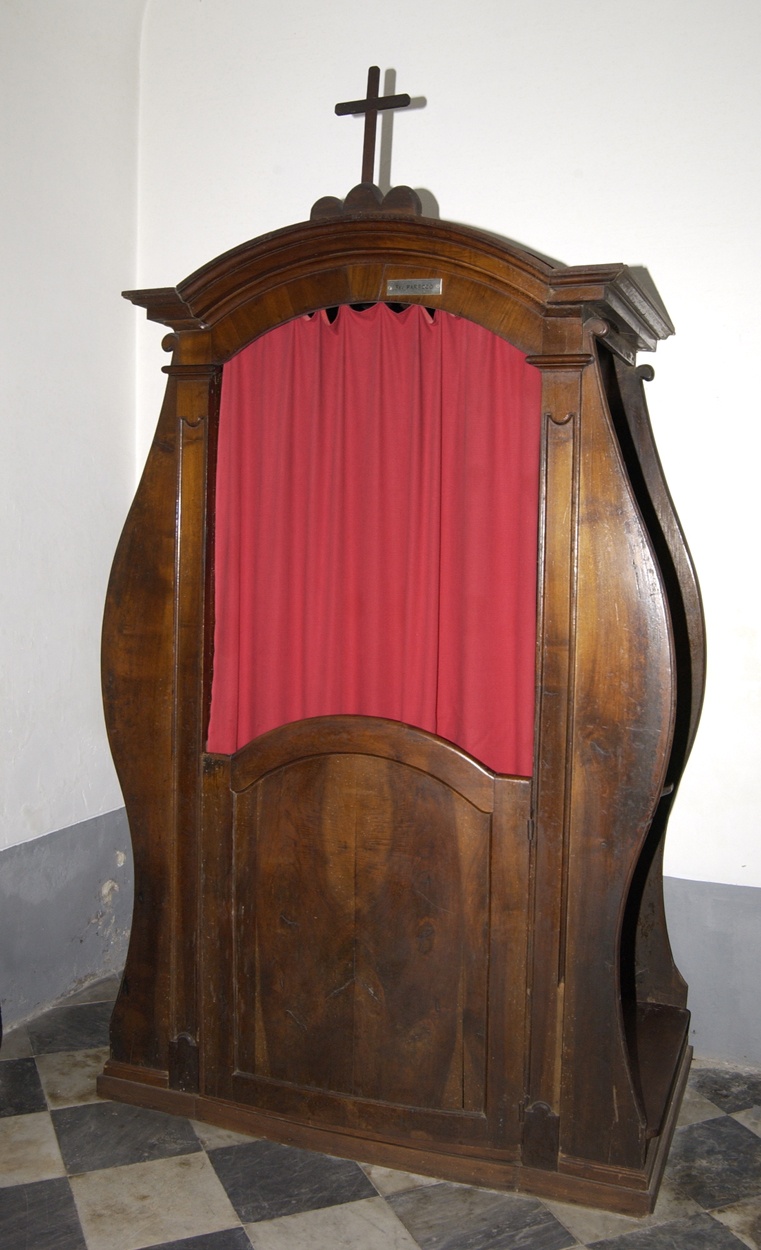 confessionale, opera isolata - PRODUZIONE LIGURE (seconda metà sec. XIX)