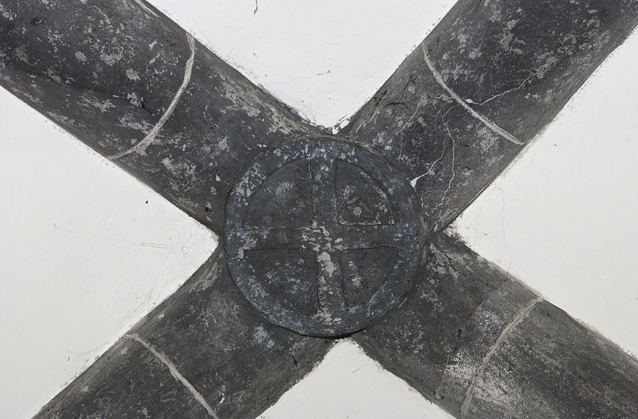 chiave di volta, opera isolata - bottega ligure (metà sec. XIV)