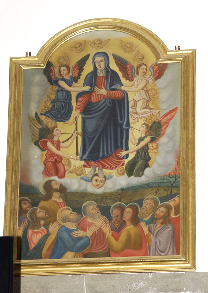 Assunzione della Madonna (dipinto, opera isolata) - PRODUZIONE LIGURE (prima metà sec. XX)