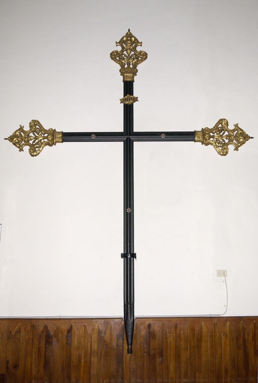 croce processionale, opera isolata - PRODUZIONE LIGURE (sec. XIX)