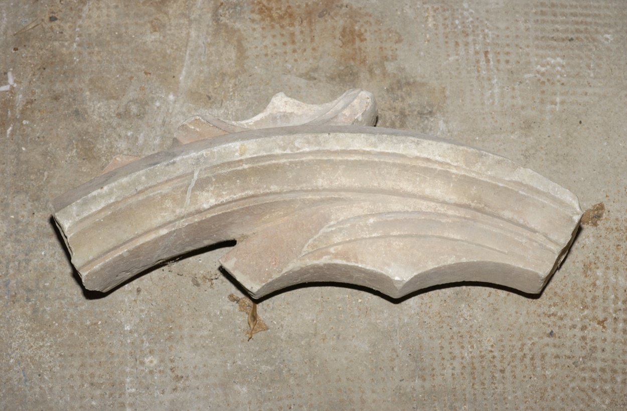 rosone, frammento - produzione toscana (seconda metà sec. XV)