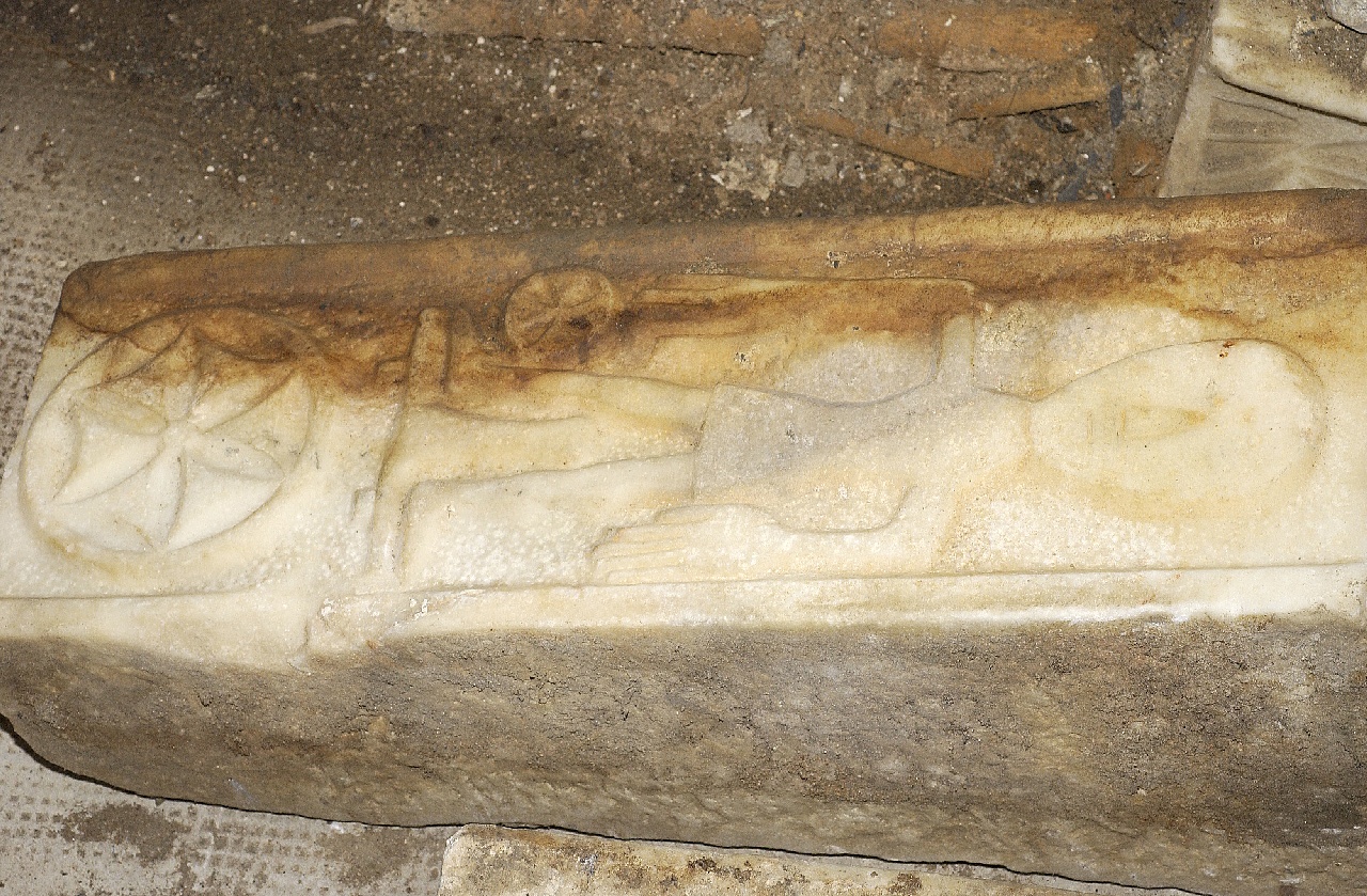 portale maggiore, frammento - bottega ligure (metà sec. XIV)