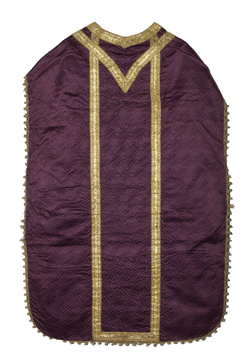 pianeta, elemento d'insieme - manifattura ligure (prima metà sec. XVII)