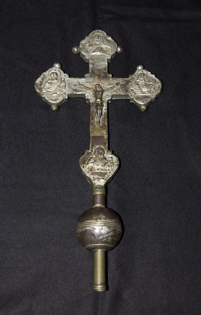 croce processionale, opera isolata - PRODUZIONE GENOVESE (prima metà sec. XVI)