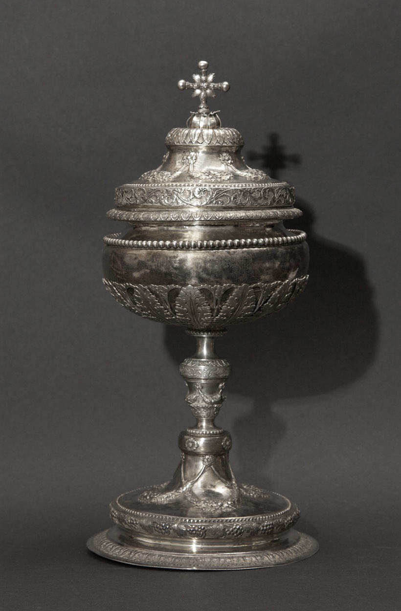 pisside, opera isolata - PRODUZIONE GENOVESE (fine sec. XVIII)