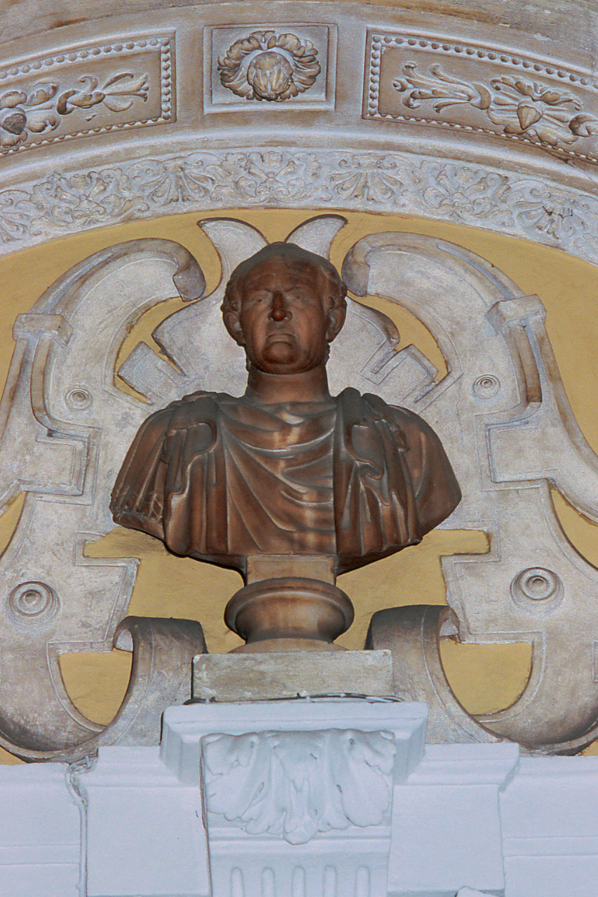 Busto maschile (busto, elemento d'insieme) - ambito ligure (seconda metà sec. XVI)