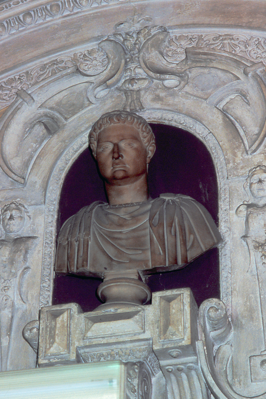 Busto di uomo (busto, elemento d'insieme) - ambito ligure (seconda metà sec. XVI)