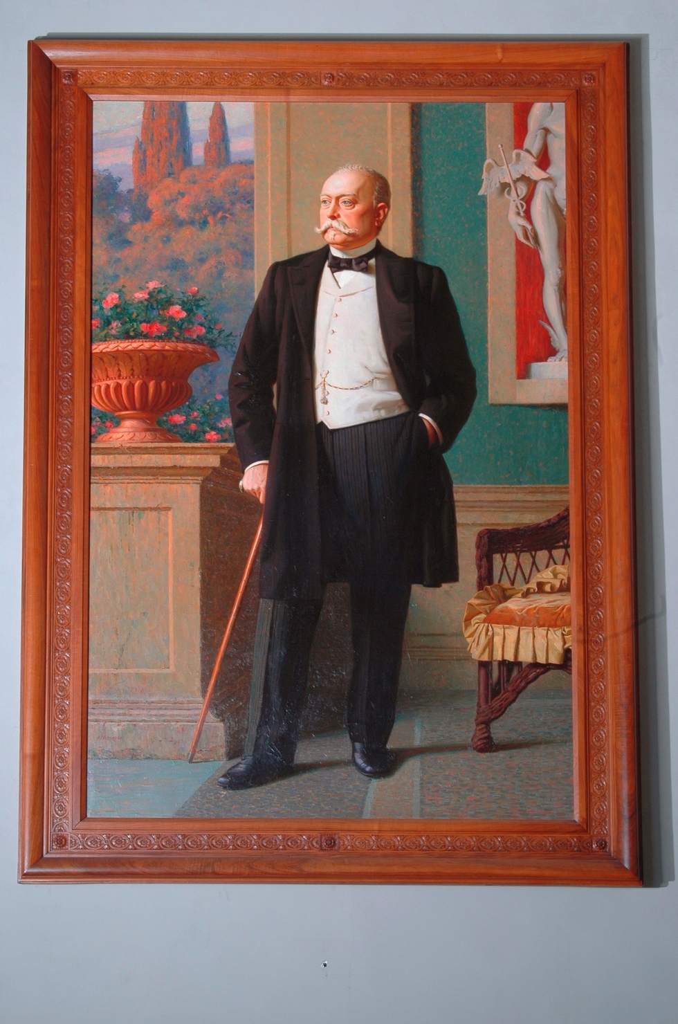 Ritratto d'uomo (dipinto, opera isolata) - ambito italiano (secondo quarto sec. XX)