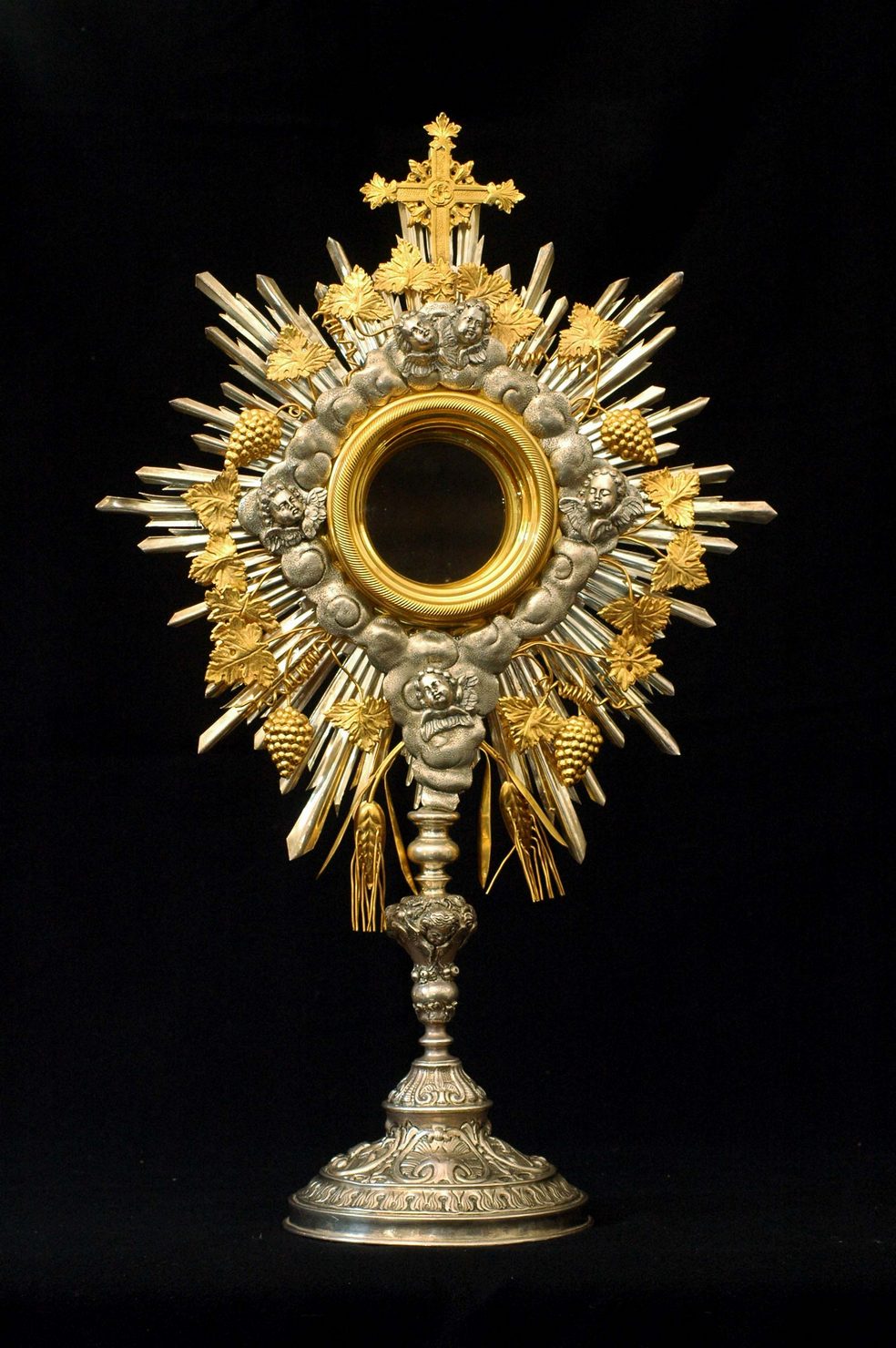 ostensorio, opera isolata - bottega genovese (fine sec. XVIII)