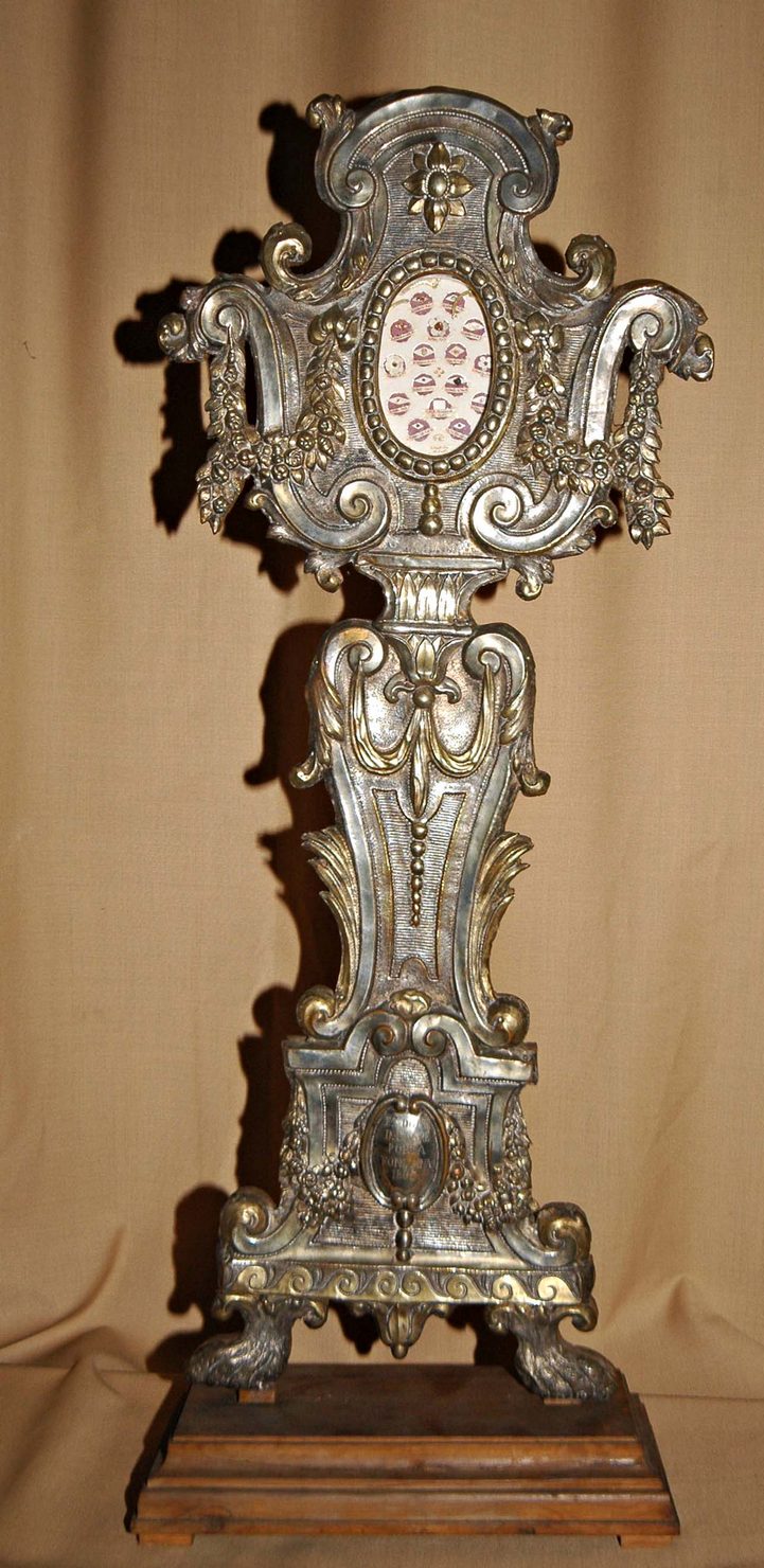 reliquiario, opera isolata - bottega ligure (sec. XIX)