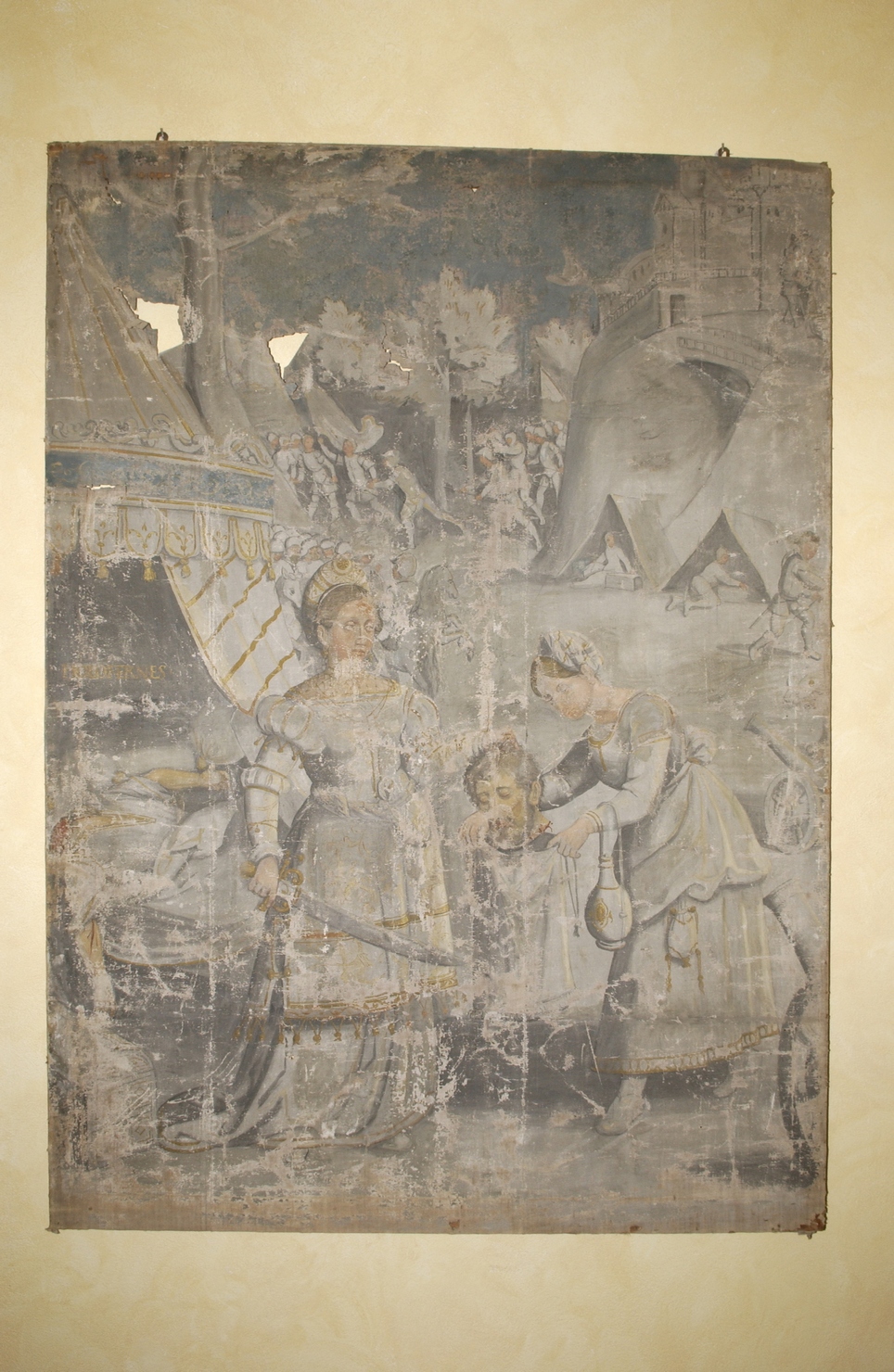 Giuditta con la testa di Oloferne (dipinto, insieme) - ambito ligure (?) (seconda metà sec. XIX)