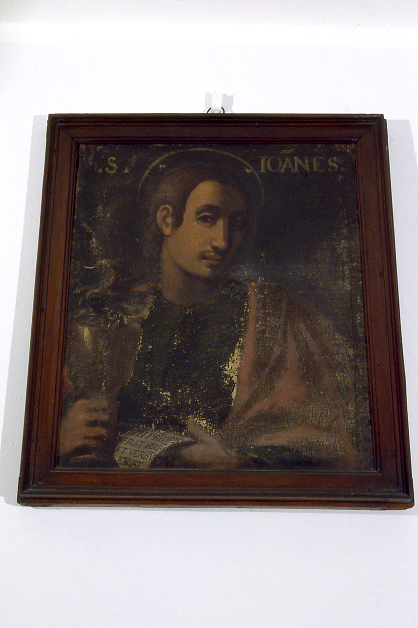 SAN GIOVANNI APOSTOLO (dipinto, insieme) - ambito ligure (fine/inizio secc. XVI/ XVII)