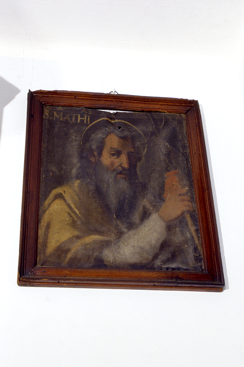 SAN MATTIA (dipinto, insieme) - ambito ligure (fine/inizio secc. XVI/ XVII)