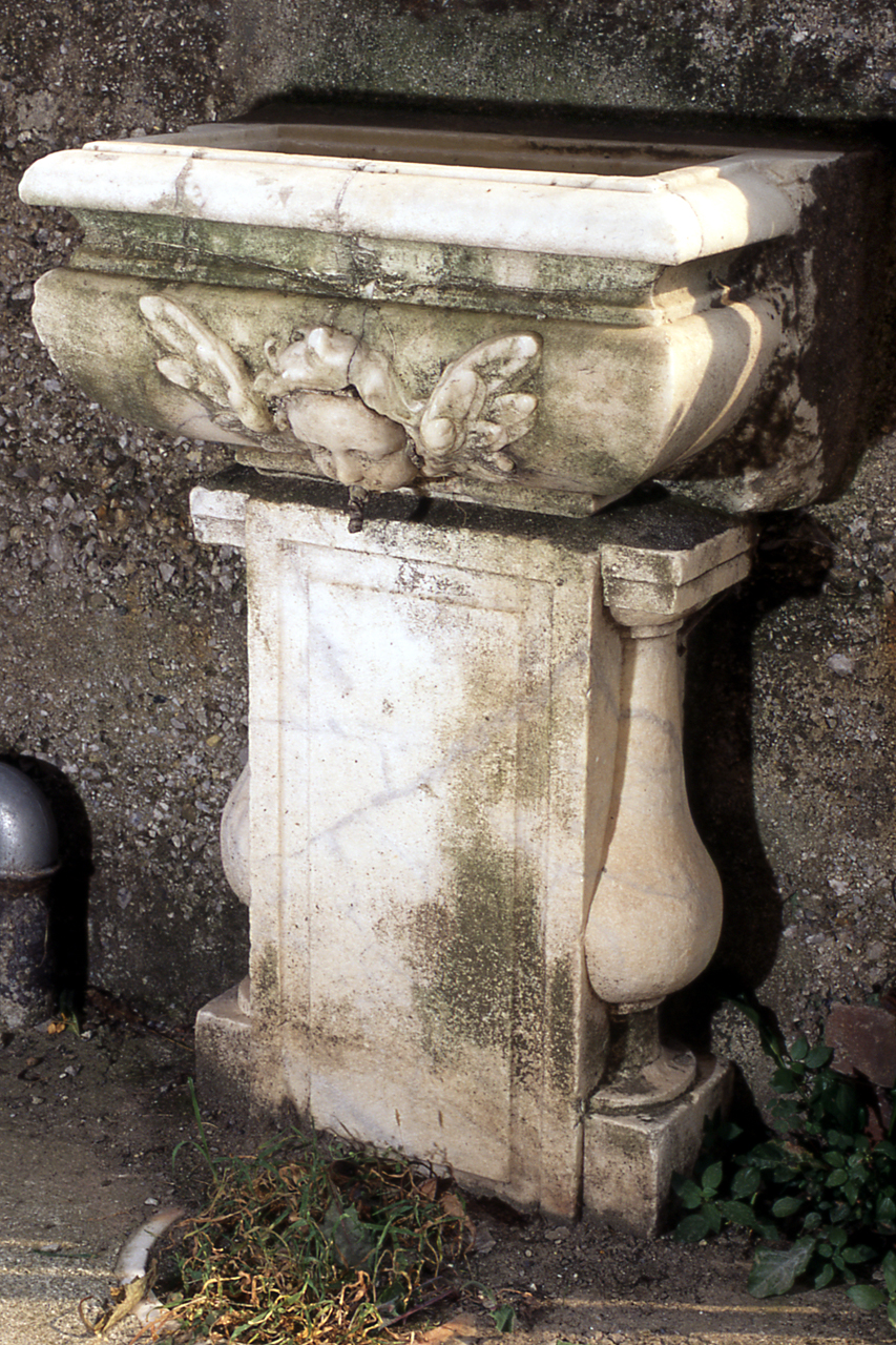 lavabo, opera isolata - PRODUZIONE GENOVESE (sec. XVII)