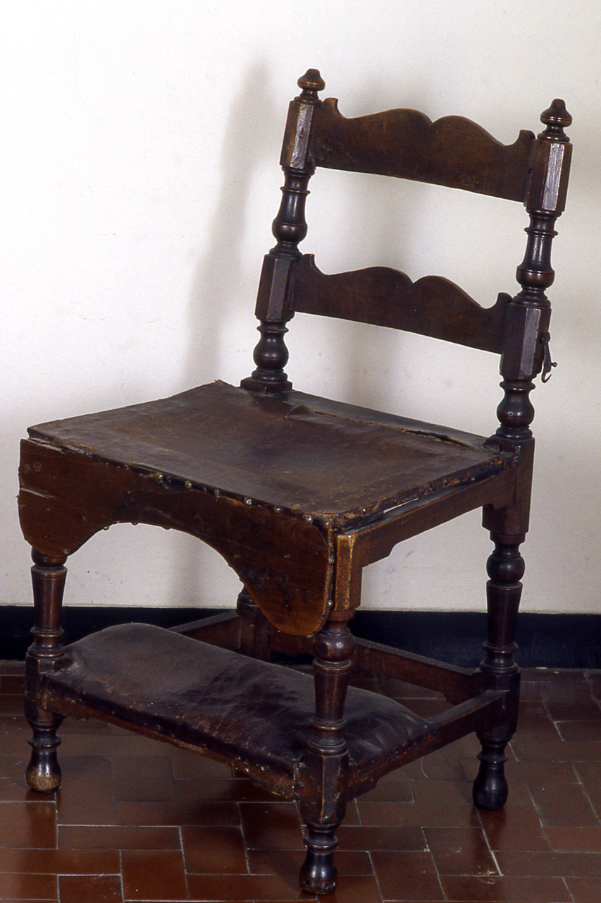 sedia, opera isolata - PRODUZIONE GENOVESE (sec. XVII)