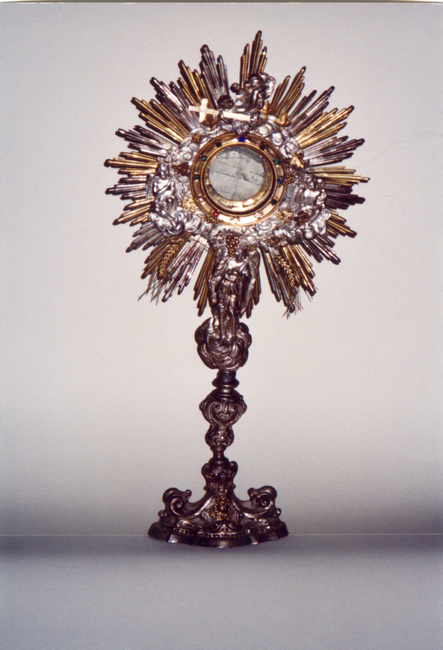 ostensorio, opera isolata - PRODUZIONE LIGURE (secc. XIX/ XX)