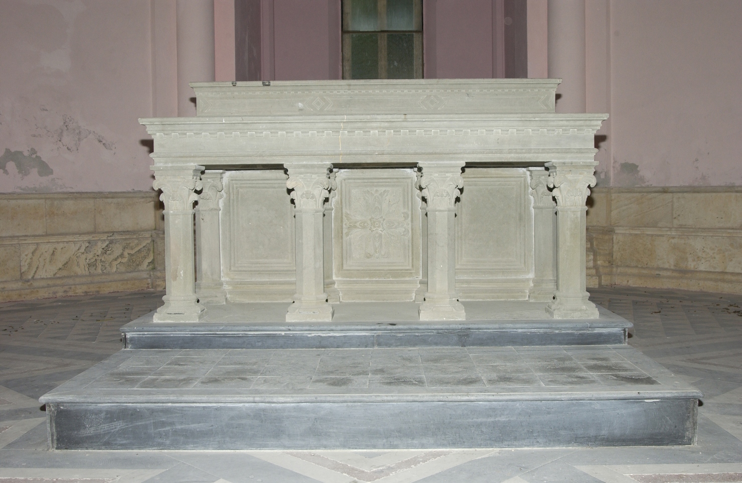 altare, opera isolata di Partini Giuseppe (cerchia) (ultimo quarto sec. XIX)
