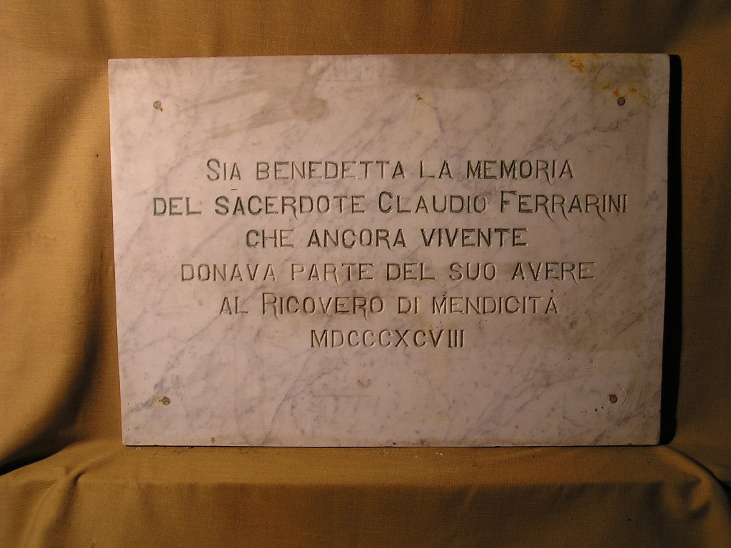 lapide, opera isolata - PRODUZIONE LIGURE (fine sec. XIX)