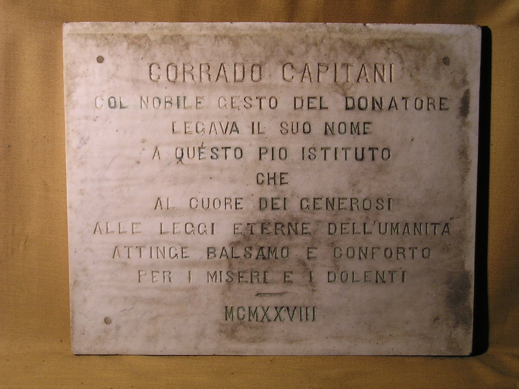 lapide, opera isolata - PRODUZIONE LIGURE (secondo quarto sec. XX)