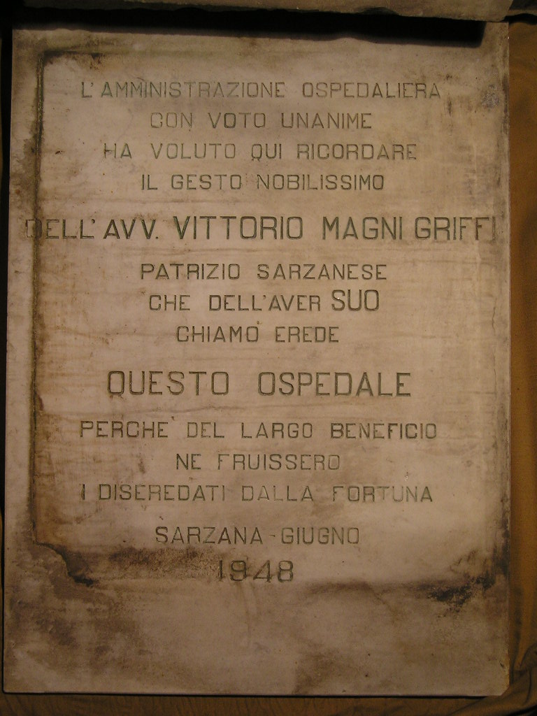 lapide, opera isolata - PRODUZIONE LIGURE (metà sec. XX)