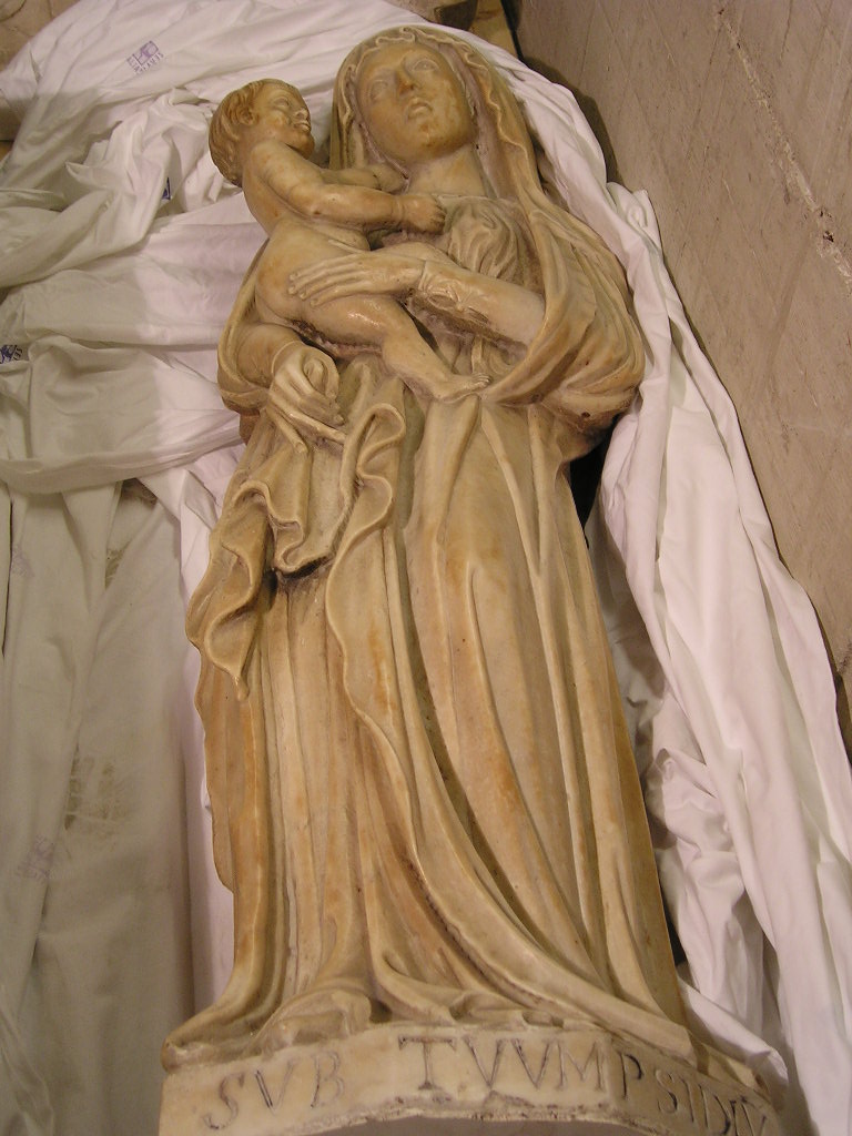 Madonna con Bambino (statua, opera isolata) - ambito ligure-toscano (seconda metà sec. XV)