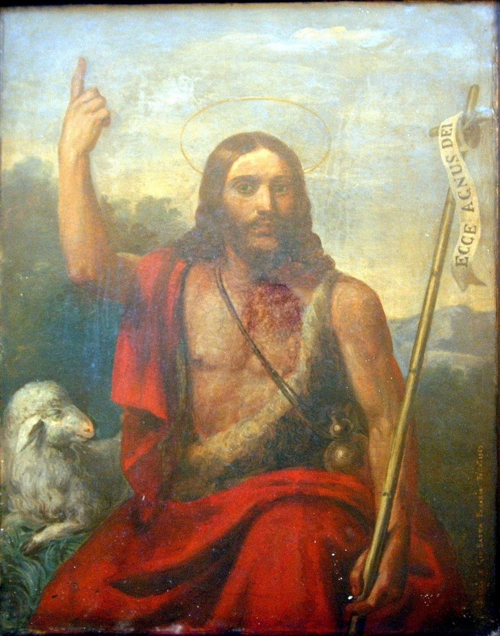 SAN GIOVANNI BATTISTA (dipinto, opera isolata) di Panario Santo, Panario Giovanni Battista (sec. XIX)