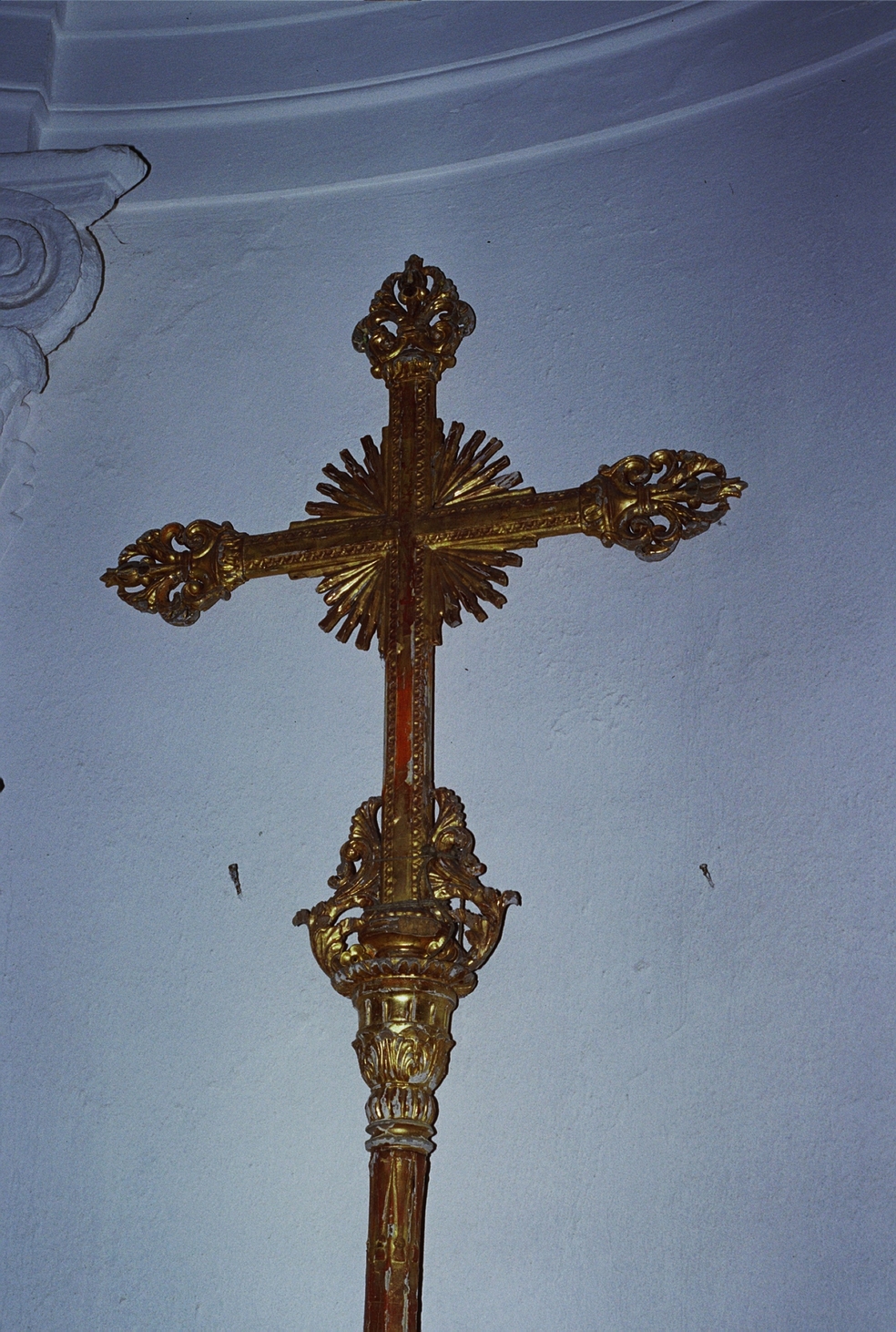 croce processionale, opera isolata - ambito ligure (prima metà sec. XIX)